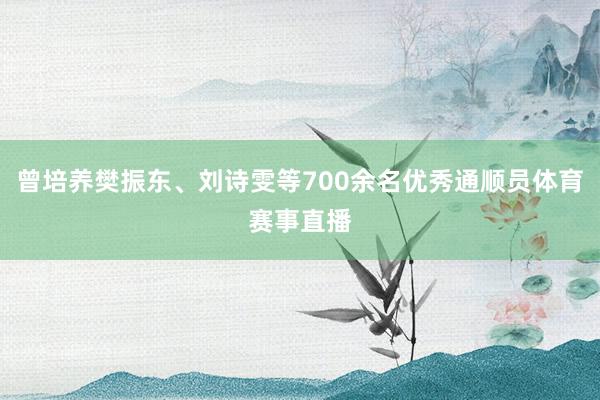 曾培养樊振东、刘诗雯等700余名优秀通顺员体育赛事直播