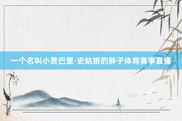 一个名叫小贾巴里·史姑娘的胖子体育赛事直播