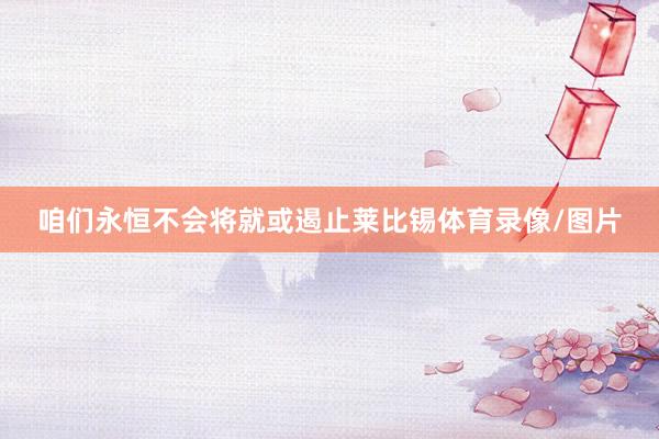 咱们永恒不会将就或遏止莱比锡体育录像/图片