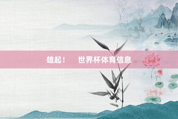 雄起！    世界杯体育信息