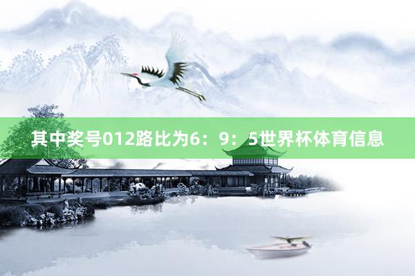 其中奖号012路比为6：9：5世界杯体育信息
