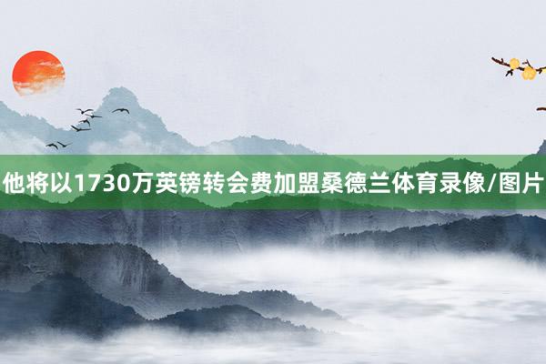 他将以1730万英镑转会费加盟桑德兰体育录像/图片