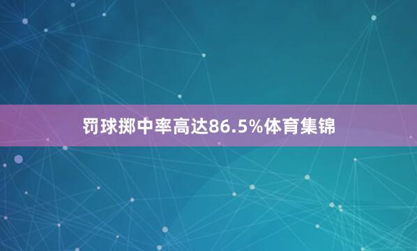 罚球掷中率高达86.5%体育集锦