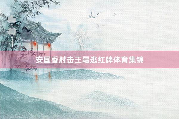 安国香肘击王霜逃红牌体育集锦