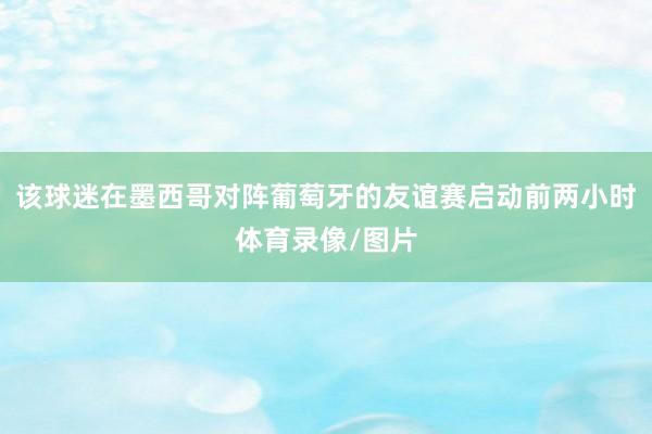 该球迷在墨西哥对阵葡萄牙的友谊赛启动前两小时体育录像/图片