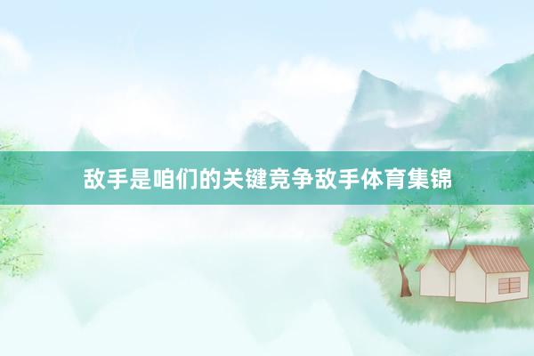 敌手是咱们的关键竞争敌手体育集锦
