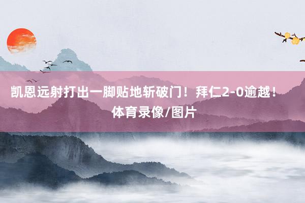 凯恩远射打出一脚贴地斩破门！拜仁2-0逾越！    体育录像/图片