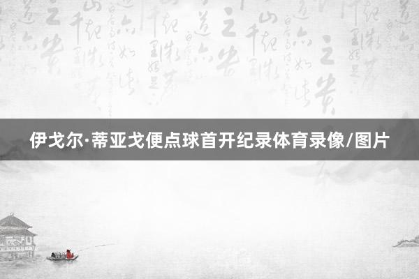 伊戈尔·蒂亚戈便点球首开纪录体育录像/图片