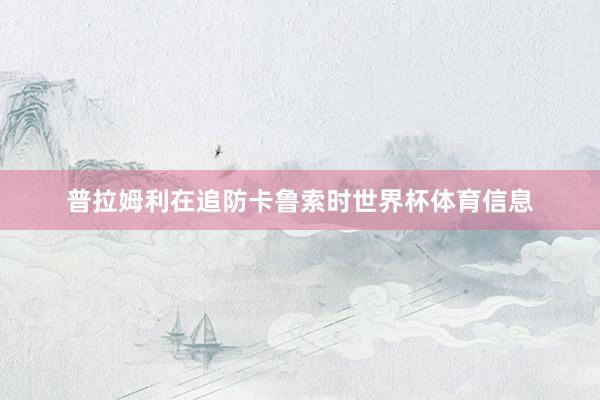 普拉姆利在追防卡鲁索时世界杯体育信息