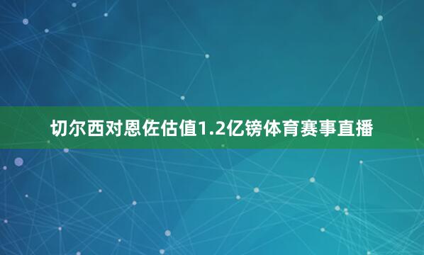 切尔西对恩佐估值1.2亿镑体育赛事直播