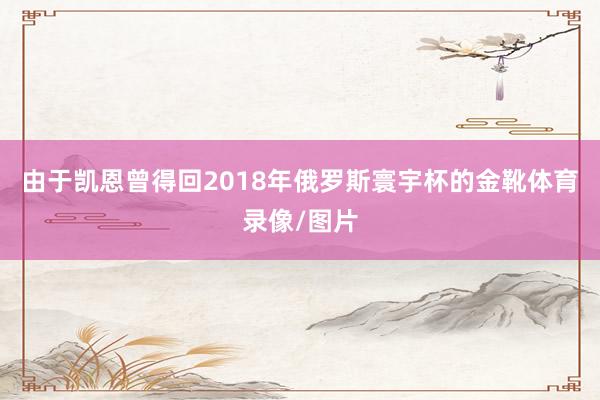 由于凯恩曾得回2018年俄罗斯寰宇杯的金靴体育录像/图片